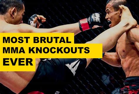 The 5 Most Brutal MMA Knockouts Ever | Go To MMA