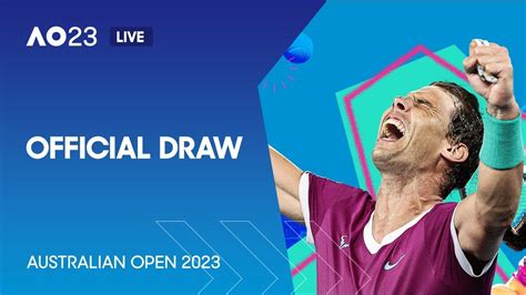 LIVE | Official Draw | Australian Open 2023 - TennisGusto