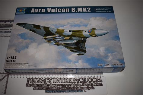 Trumpeter - Avro Vulcan Bomber Mk.2 model kit 1:144 - Privacy Interface