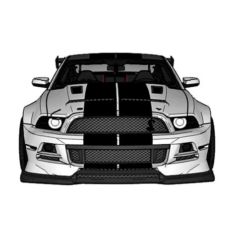 STL file Ford Mustang Shelby GT500. 🚙・3D printer model to download・Cults