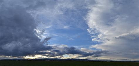 Towering Blue-Gray Stratus Clouds, Panoramic, 2013-10-14 - Stratus ...