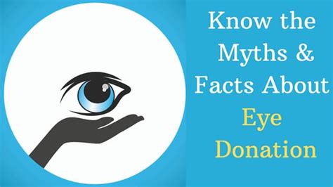 Know the Myths & Facts About Eye Donation | PPT