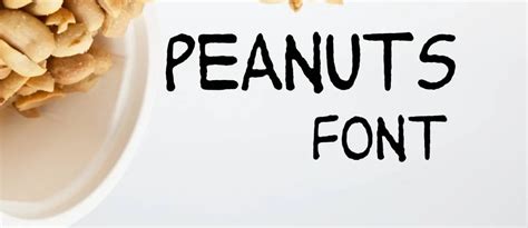 Peanuts Font Free Download