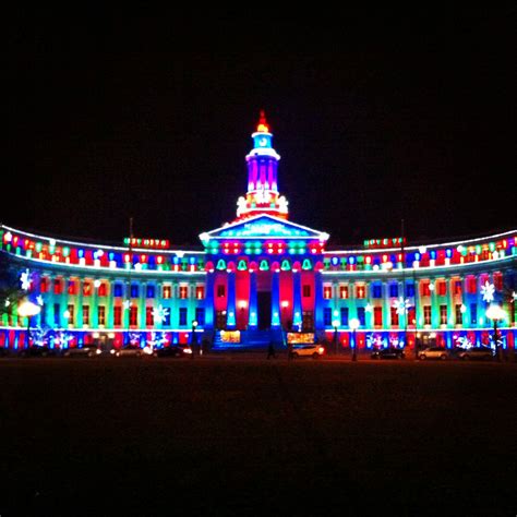 Beautiful downtown Denver. LED lights! | Downtown denver, Downtown, Led lights