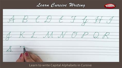 How To Write Capital Cursive Letter - Printable Form, Templates and Letter