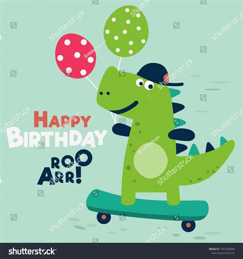 7,565 Birthday dino Images, Stock Photos & Vectors | Shutterstock