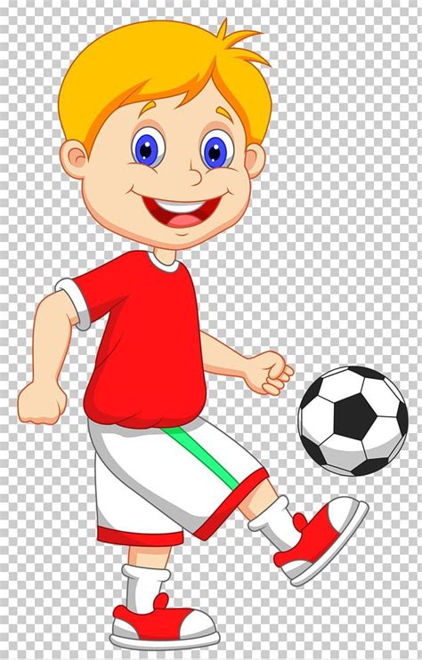 Football Player Cartoon PNG, Clipart, Area, Artwork, Ball, Boy, Cartoon ...