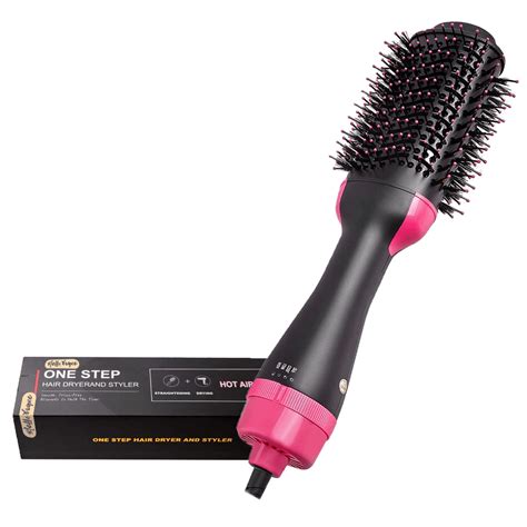 Hair Dryer One Step Hair Dryer and Volumizer,Professional Salon Hot Air Brush Styler - Walmart ...