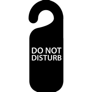 Do Not Disturb Signs transparent PNG images - StickPNG