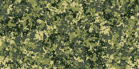 Pixel camouflage for a soldier army uniform. Modern camo fabric design. Digital military vector ...