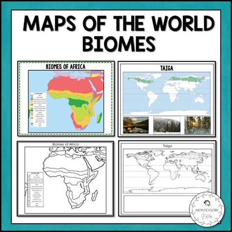 Biomes Map For Kids