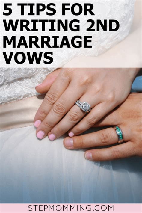 Tips and Tricks for Writing Second Marriage Vows – Stepmomming.com: resources and coaching for ...