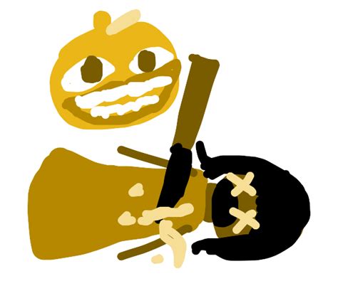 Annoying Orange Kills God - Drawception