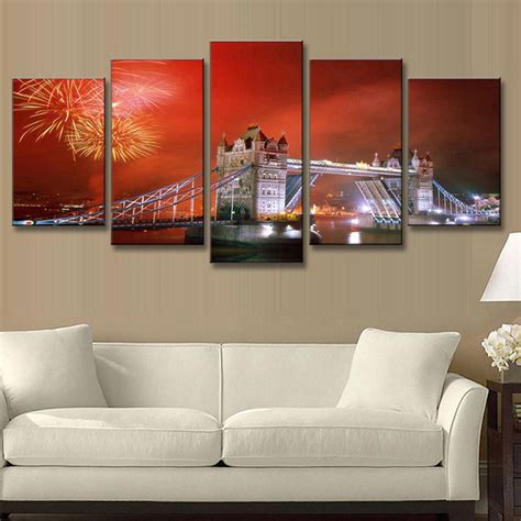 London Tower Bridge with Fireworks – BigWallPrints.com