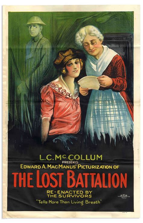 Lost Battalion 1919 Original One Sheet Movie Poster