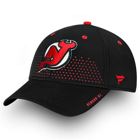 Men's New Jersey Devils Fanatics Branded Black 2018 Draft Flex Hat