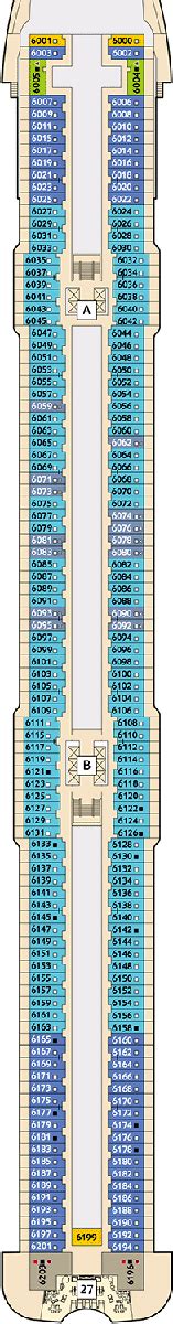 Mein Schiff 2 Deck plan & cabin plan