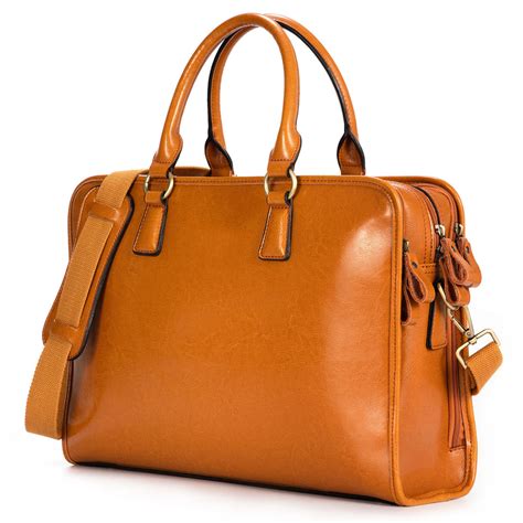 Womens Leather Laptop Bag | IUCN Water