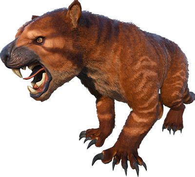 Thylacoleo | Prehistoric animals, Ark survival evolved, Creatures