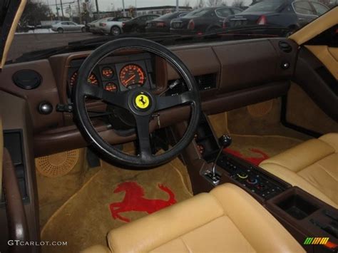 Ferrari Testarossa Interior | Tan Interior 1989 Ferrari Testarossa ...