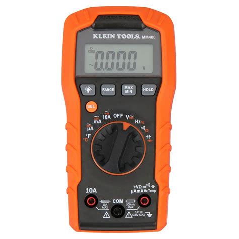 KLEIN TOOLS, CAT III 600V, Avg, Digital Multimeter - 258X03|MM400 - Grainger