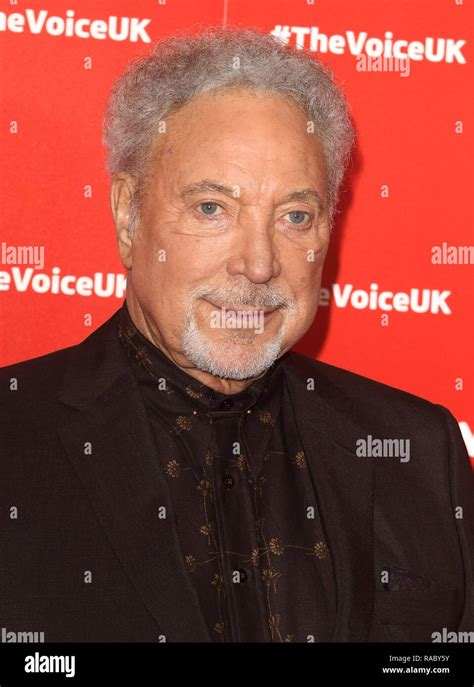 Sir Tom Jones at The Voice UK TV show launch in W Hotel, Leicester Square Stock Photo - Alamy