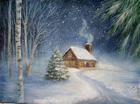 You have to see Let it Snow on Craftsy! | Winter scene paintings ...