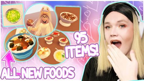 ALL New FOOD ITEMS Coming To The NEW SCHOOL! 🏰 Royale High - YouTube