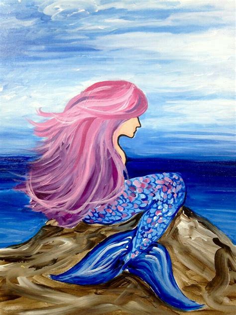 Pin by Rithny p.s on arte | Mermaid painting, Mermaid canvas, Mermaid art