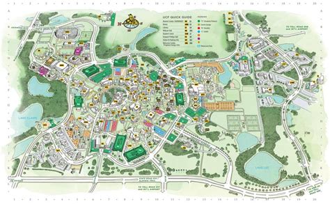 UCF map - Map of UCF (Florida - USA)