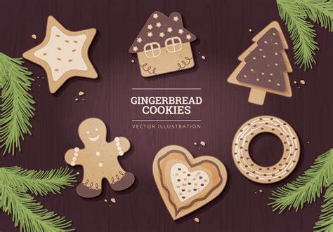 Gingerbread Vector Illustration - Download Free Vector Art, Stock Graphics & Images