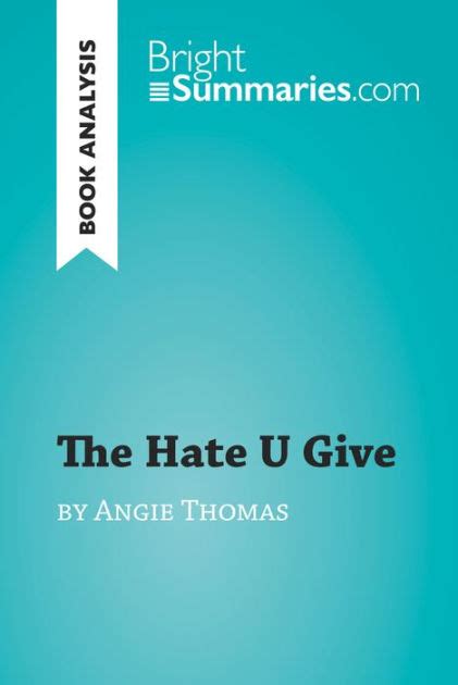 The Hate U Give by Angie Thomas (Book Analysis): Detailed Summary ...