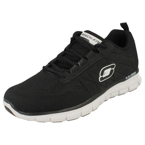 Mens Skechers Lightweight Memory Foam Lace Up Trainers Power Switch ...