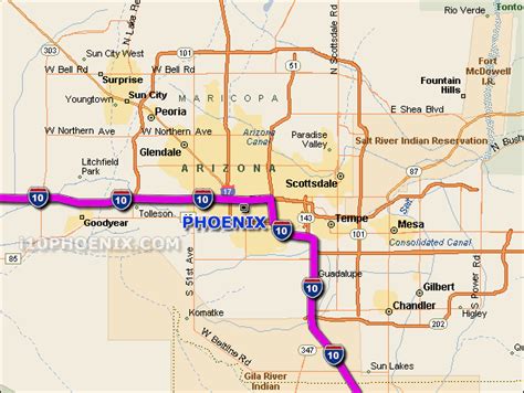 I 10 Arizona Map