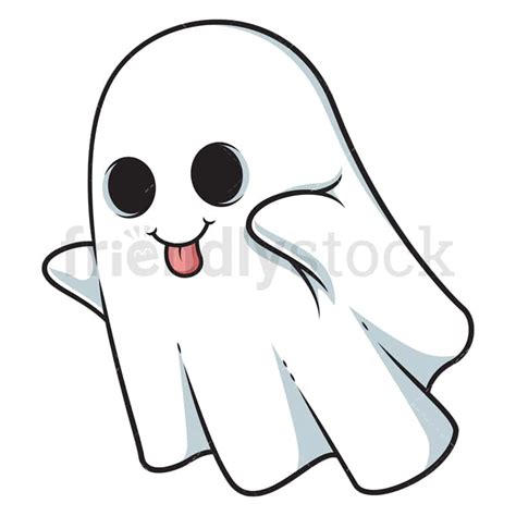 Cartoon Sheet Ghost Vector Clipart FriendlyStock, 41% OFF