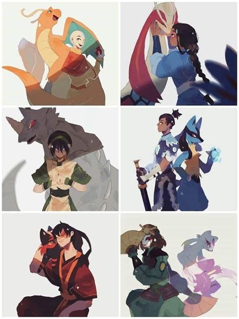 Pin by Mei on A:TLA in 2023 | Pokemon avatar, Pokemon crossover, Avatar the last airbender art