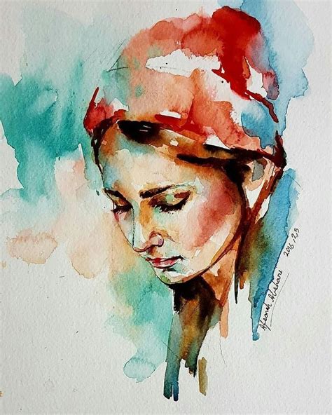 Pin by Nancy Alari on Watercolor | Watercolor portrait painting ...