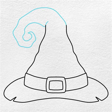 How to Draw a Witch Hat - HelloArtsy