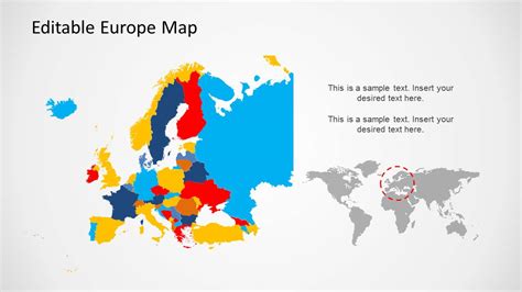 Europe Map Template for PowerPoint - SlideModel