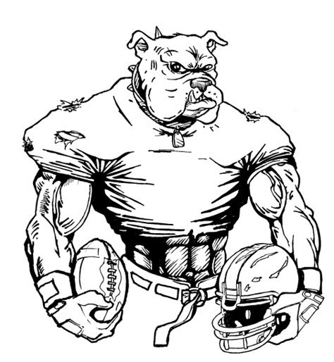 Football Mascot Clipart