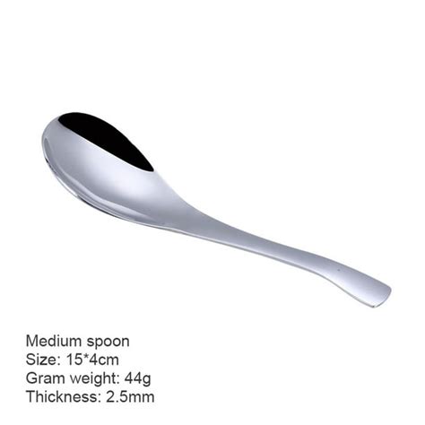 Soup Spoons, Teaspoons With Thick Stainless Steel And Durable Structure ...