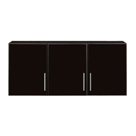 Hampton Bay 24 in. H 3-Door Wall Cabinet in Espresso-THD90070.4a.ST - The Home Depot