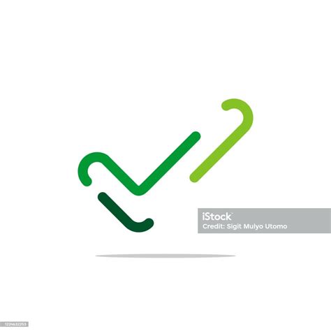 Green Check Mark Logo Template Illustration Design Vector Eps 10 Stock ...