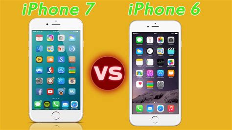 Compare new iPhone 7 vs iPhone 6 features and Specification - YouTube