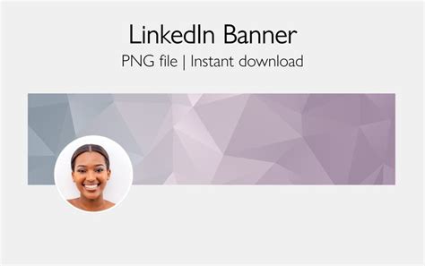 the linkedin banner with an image of a smiling woman