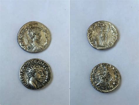 Finally some new coins, Marcus Aurelius and Caracalla Denarius. : AncientCoins