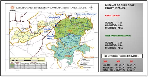 bandhavgarh-national-park-map | Pugdundee Safaris blog