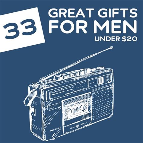 33 Great Gifts for Men under $20 - Dodo Burd