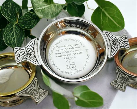 Custom Engraved Quaich Bowl Personalised Quaich Gift for Men Gift for Women Engraved Gift ...