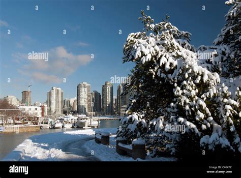 Vancouver in winter Stock Photo - Alamy